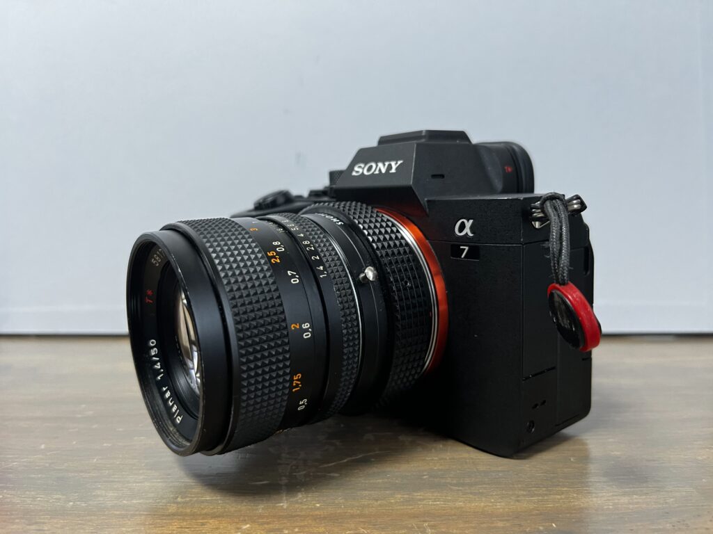 カメラ レンズ(単焦点) オールドレンズ】CONTAX CarlZeiss Planar 50mm F1.4 AEJの581番台を手 